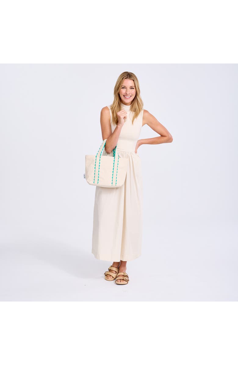 Ame & Lulu Nantucket Mini Tote, Alternate, color, Teal