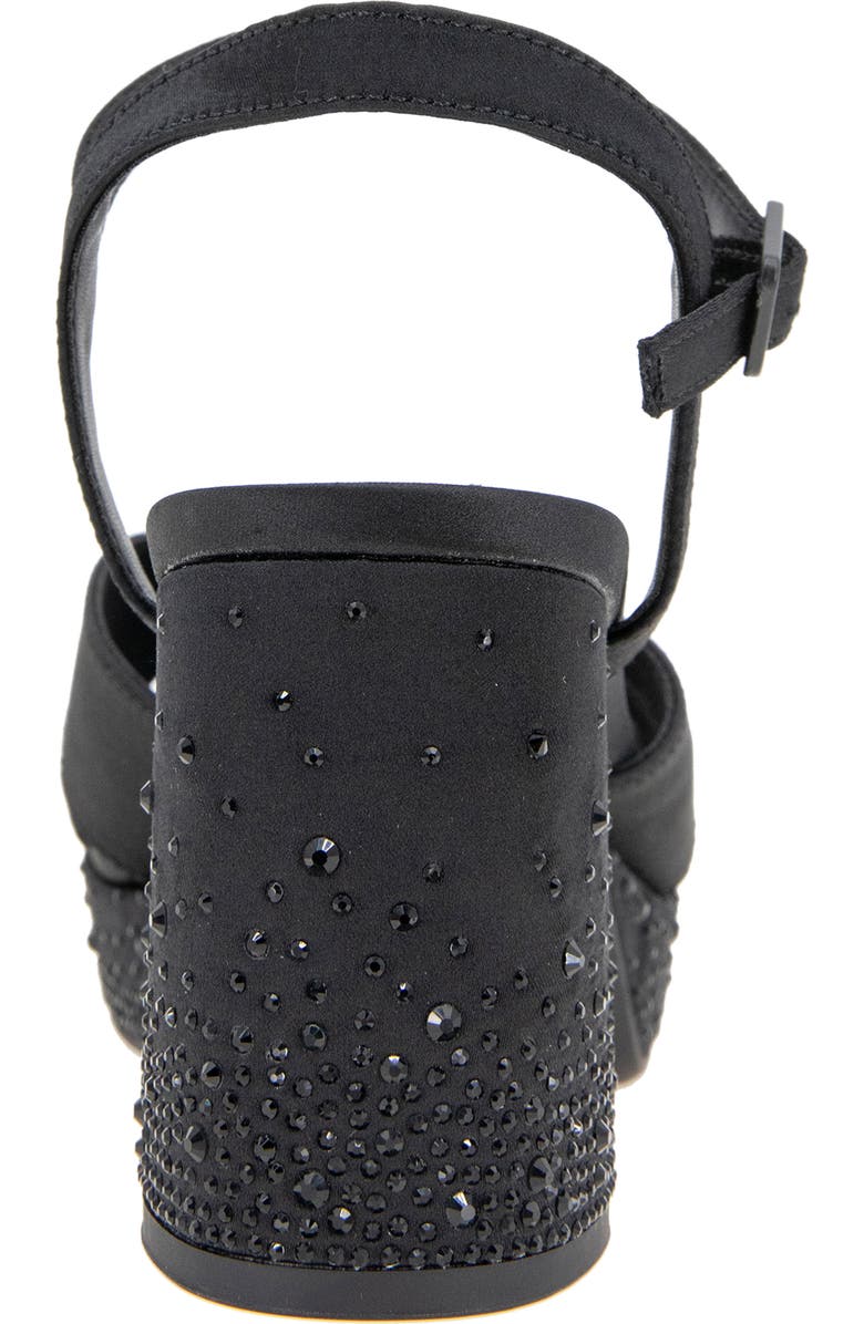 Reaction Kenneth Cole Reeva Platform Sandal, Alternate, color, Black Silk