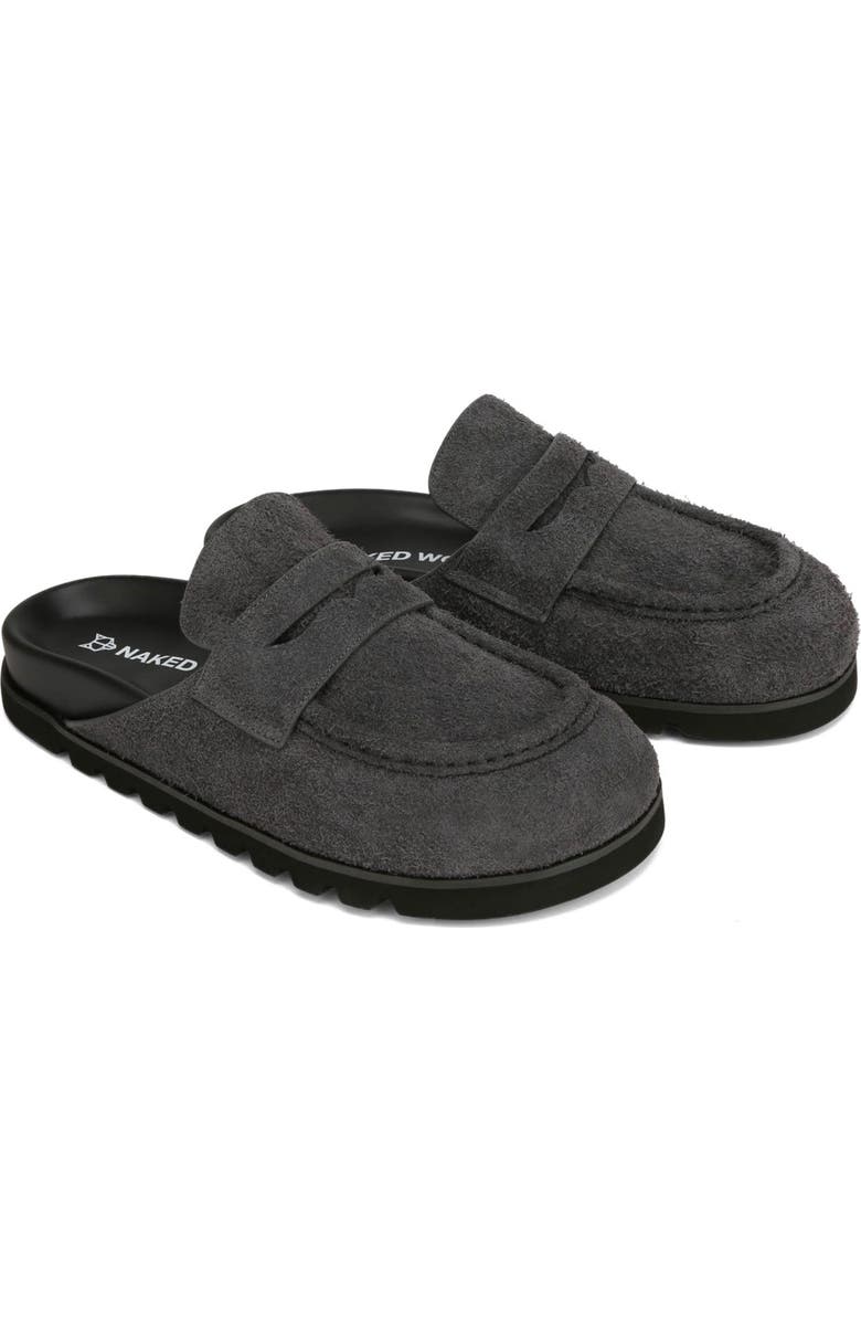 Naked Wolfe Cord Dark Grey Hairy Suede, Alternate, color, Dark Grey
