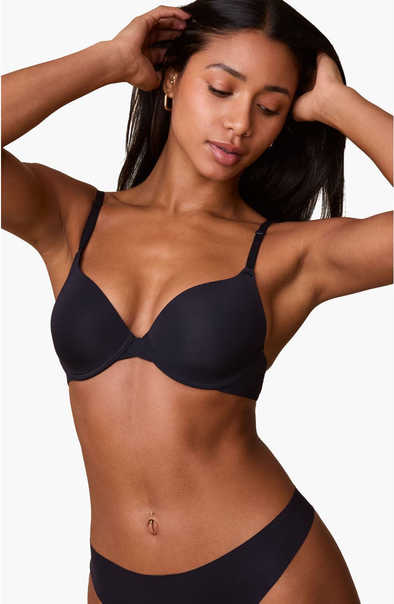 Harper Wilde Base T-Shirt Bra, Main, color, Black