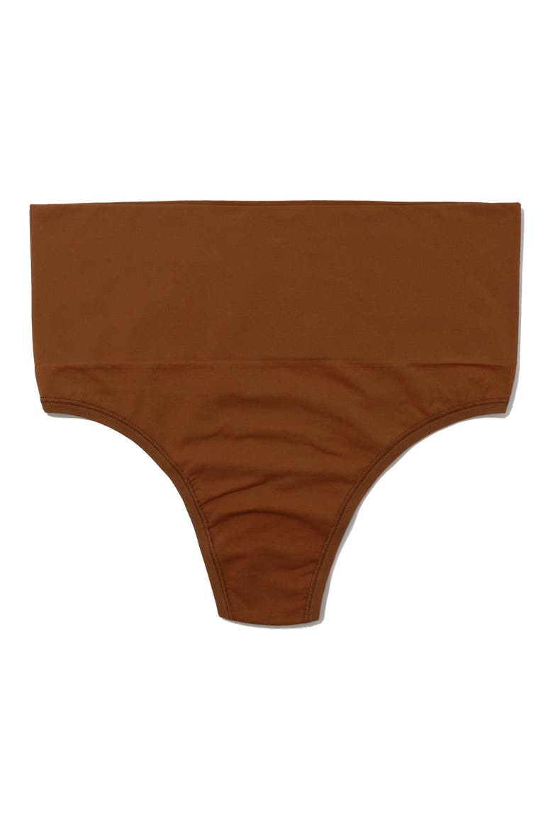 Body Mid Rise Thong, Alternate, color, MACCHIATO