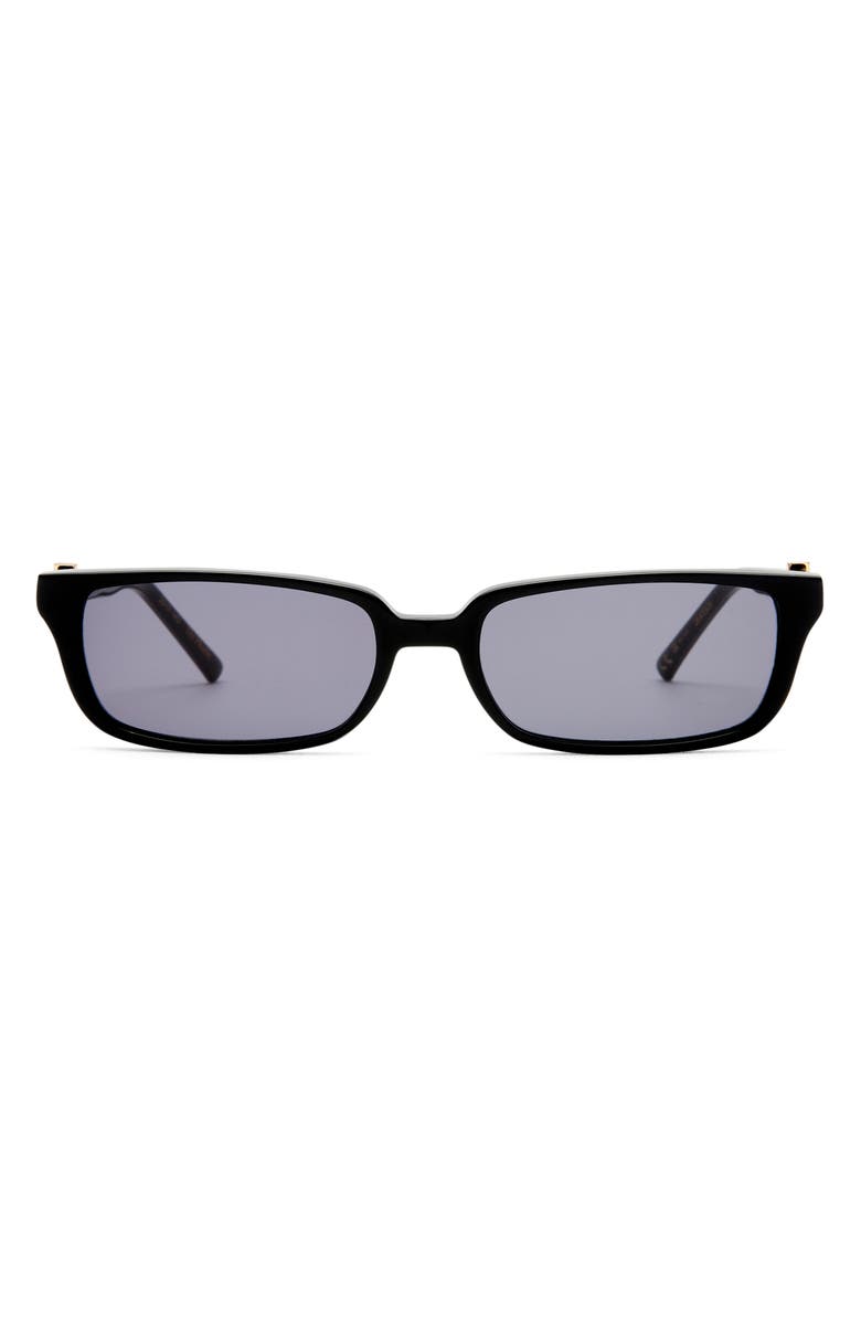 LUV LOU The Phoebe 55mm Rectangular Sunglasses, Main, color, 