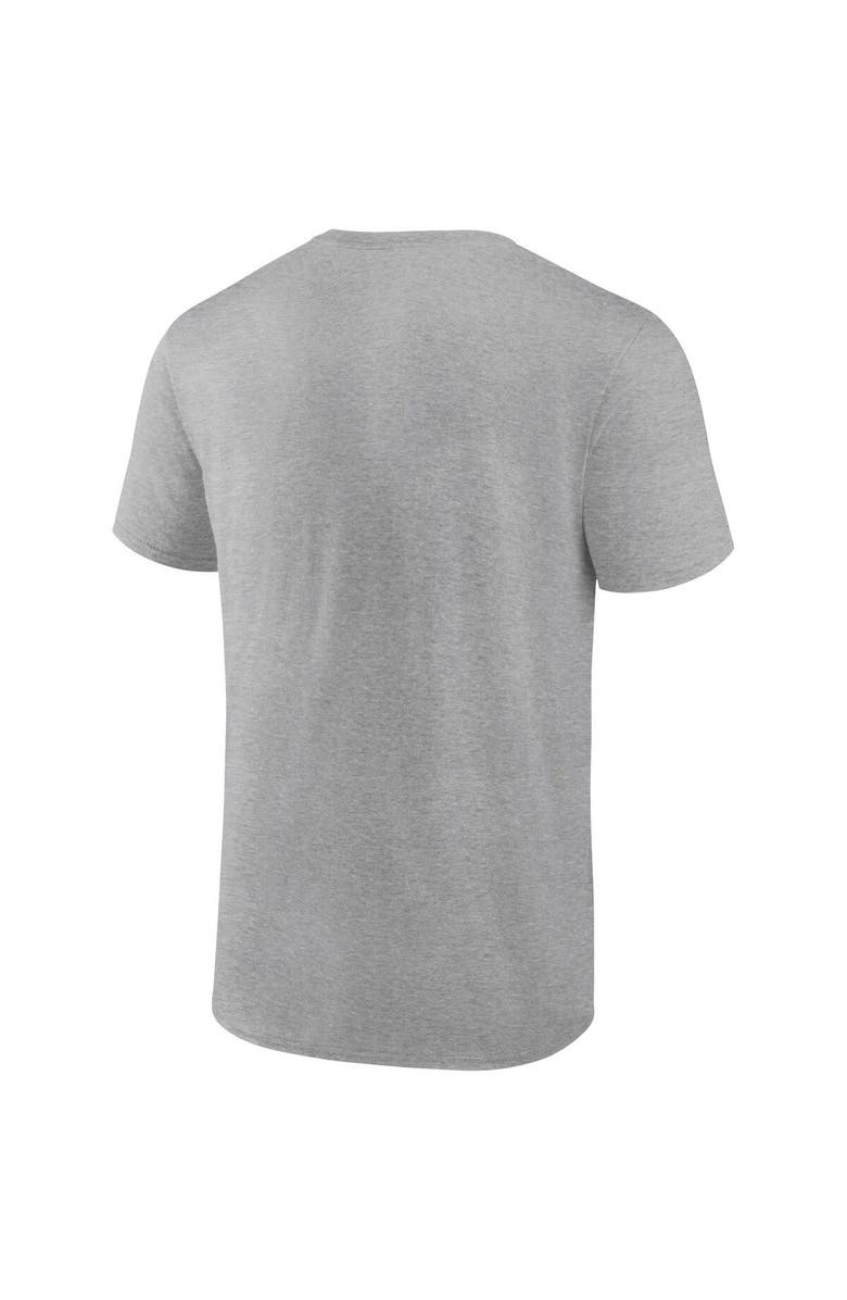 FANATICS Men's Fanatics Branded Heathered Gray Milwaukee Brewers Iconic Go for Two T-Shirt, Alternate, color, 