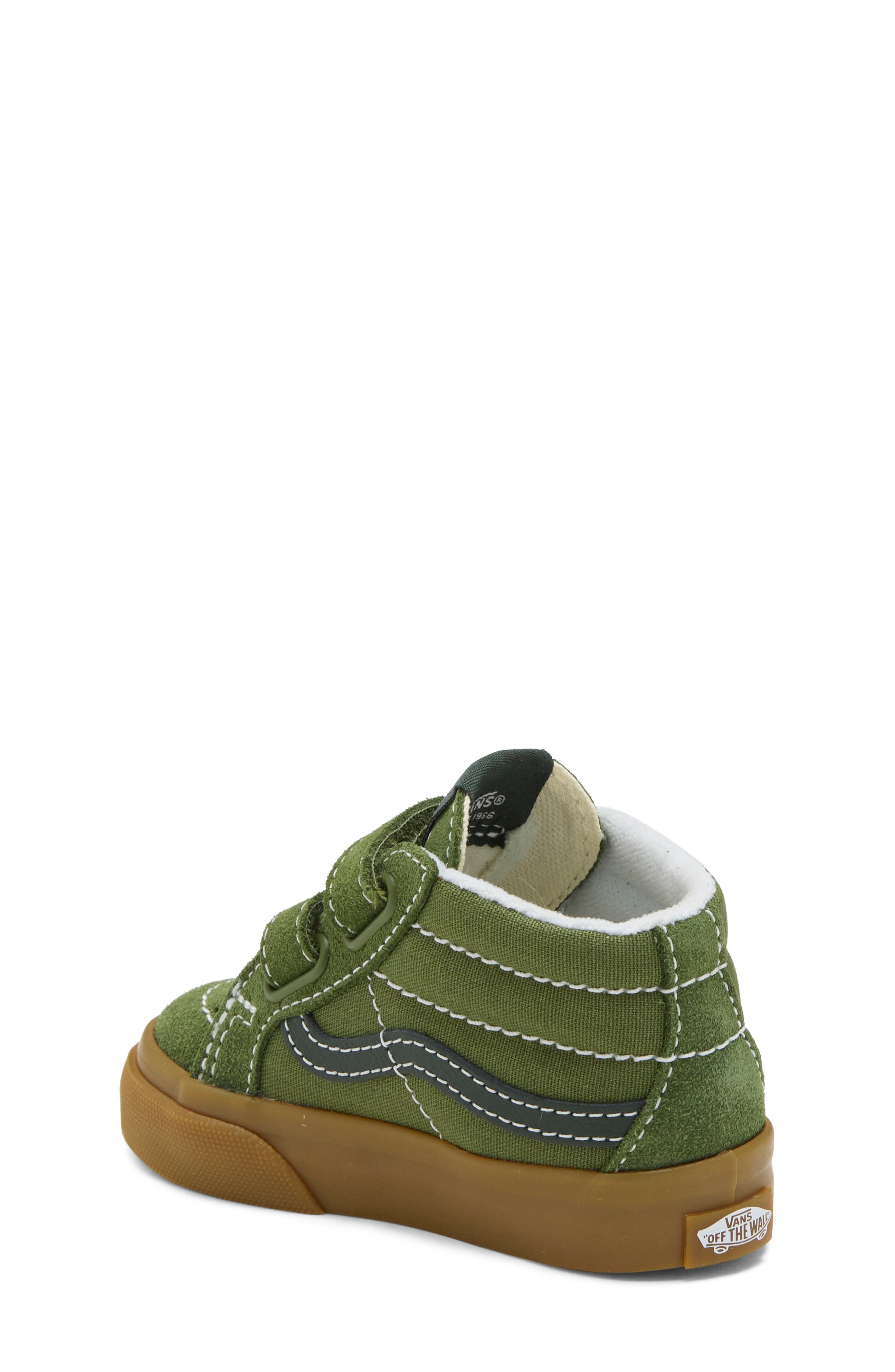 Kids' SK8-Mid Reissue V Sneaker, Alternate, color, GREEN BALSAM