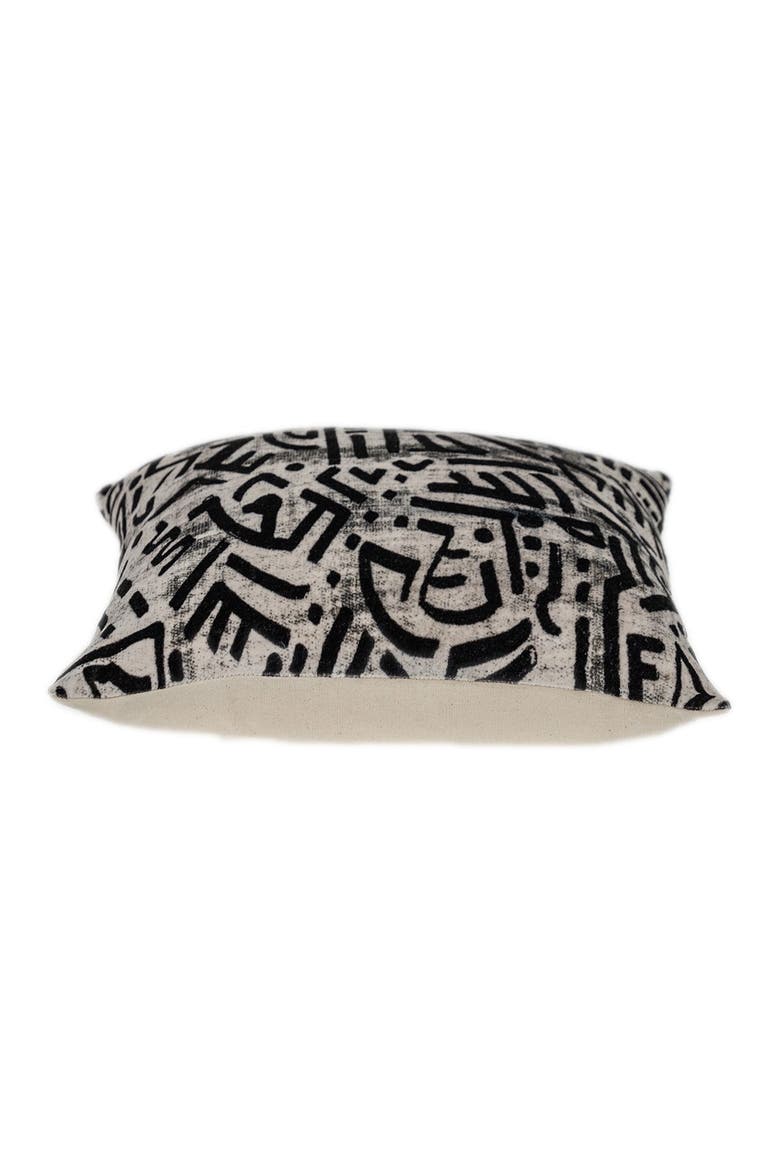 Azar Transitional White Throw Pillow, Alternate, color, WHITE