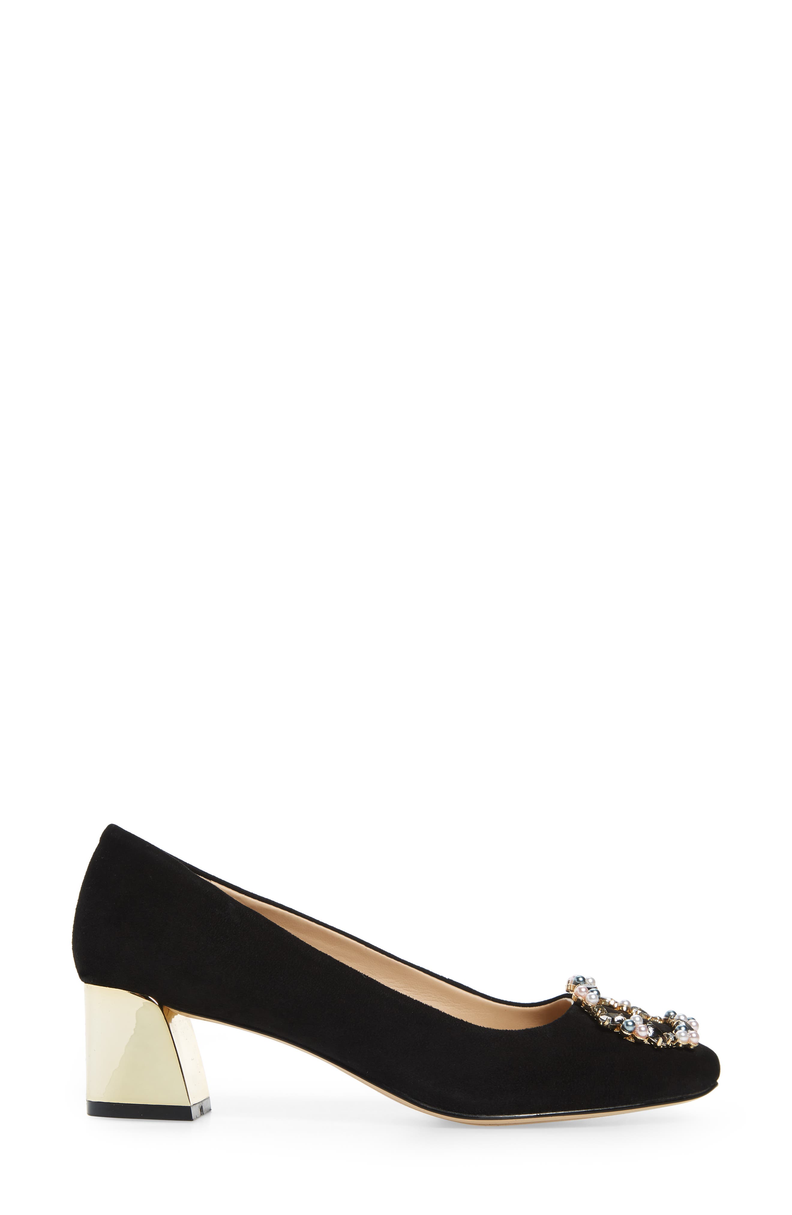 KARL LAGERFELD PARIS Hadley Embellished Pump, Alternate, color, 