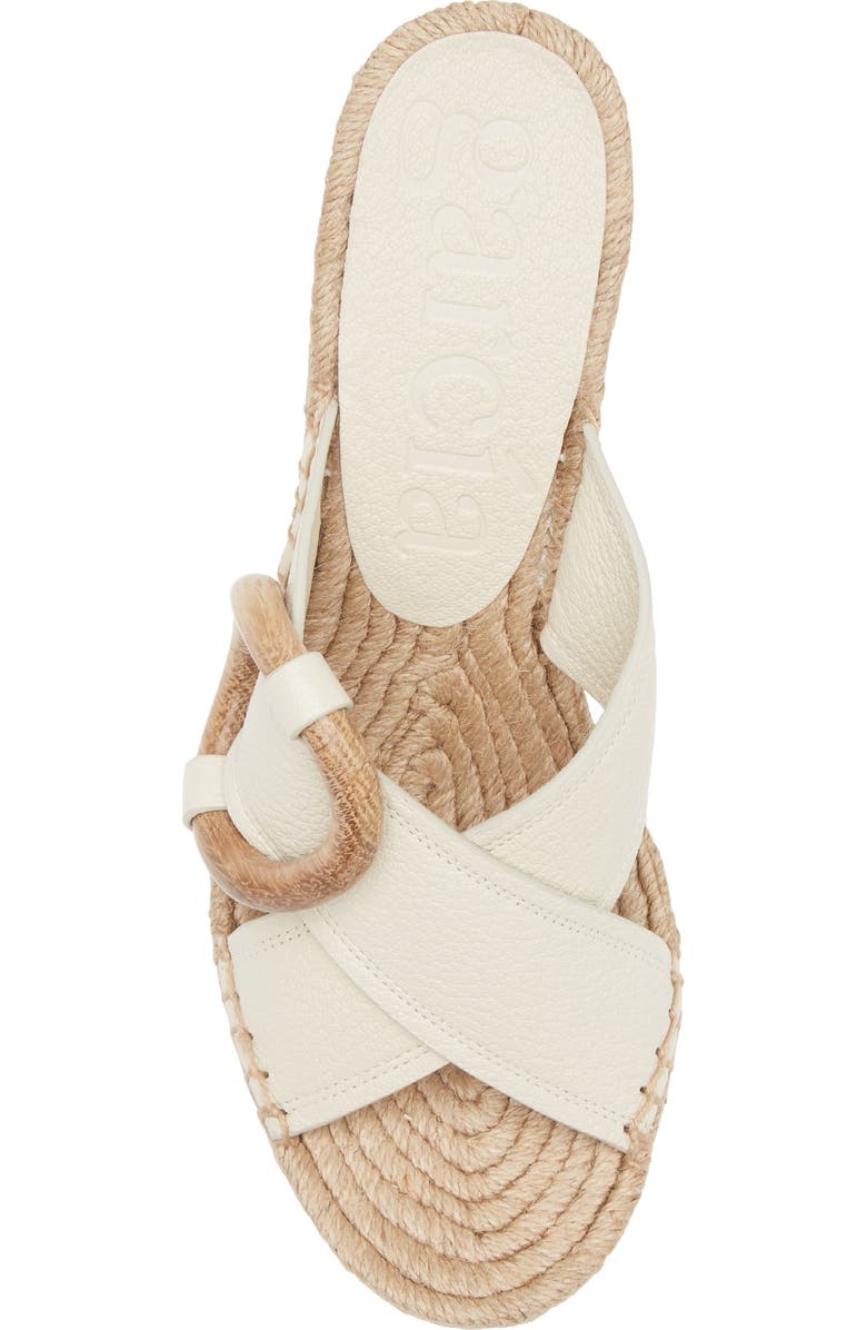 Pedro Garcia Orys Wedge Sandal, Alternate, color, Ivory Petitgrain-Oak