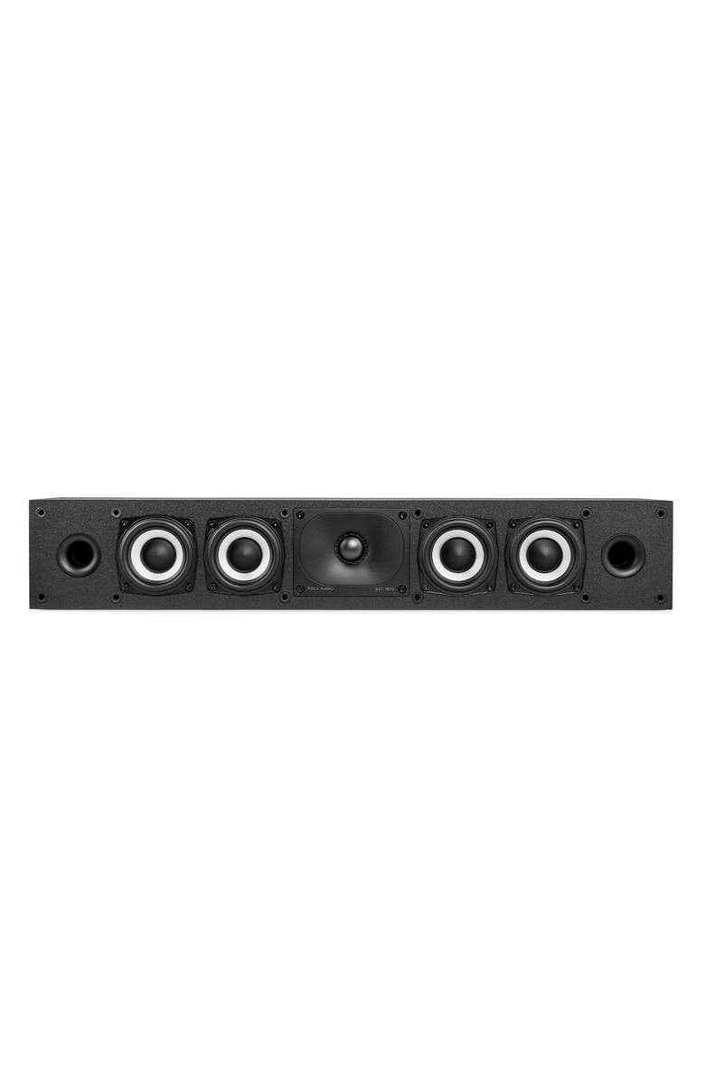 Polk Audio Monitor XT35 Low-Profile Center Channel Speaker, Main, color, Black