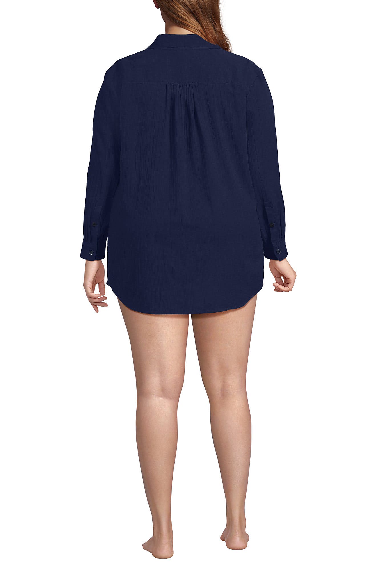 New Button-Up Shirt Cover-Up Dress - image 4
