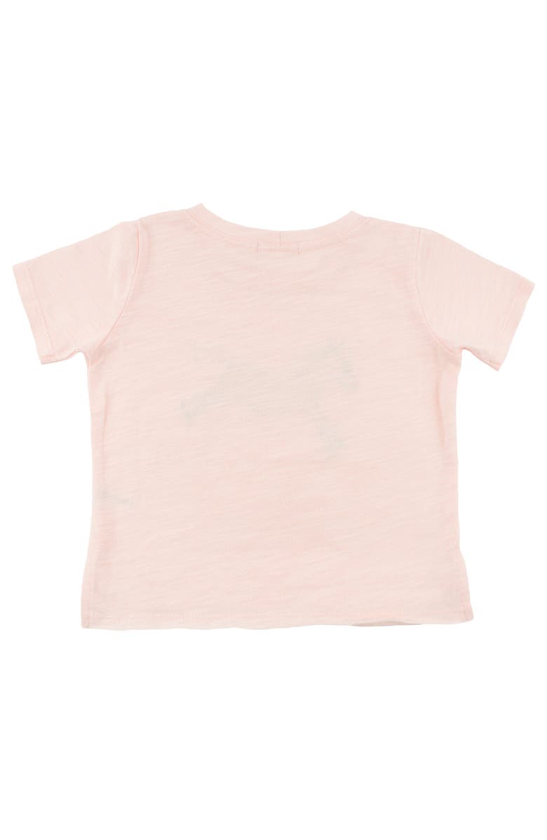 oh baby! Unicorn Raw Edge T-Shirt, Alternate, color, Pale Pink