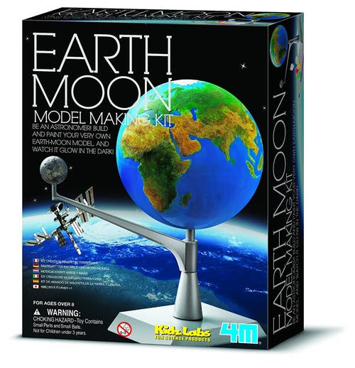 4M KidzLabs Earth and Moon Model Kit in Multicolored  product