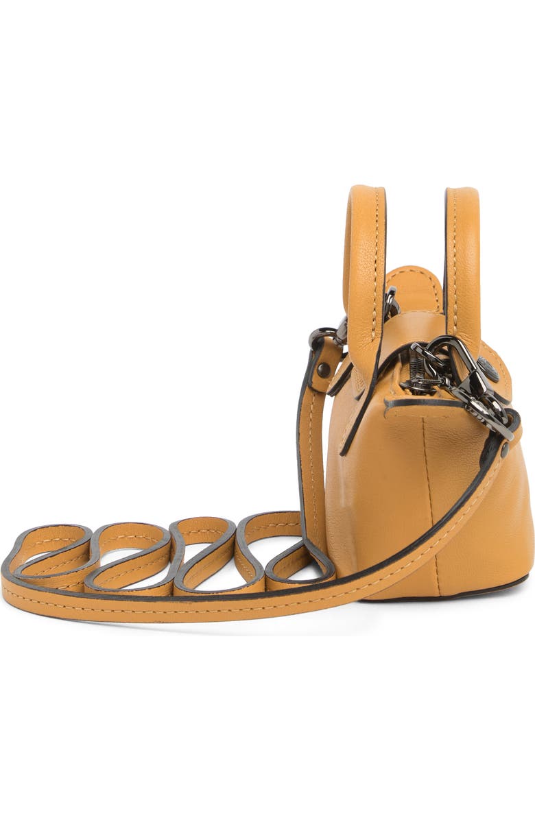 Longchamp Le Pliage Cuir Nano Crossbody Bag, Alternate, color,