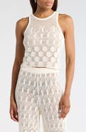 A.L.C. Rosa Pointelle Stitch Tank