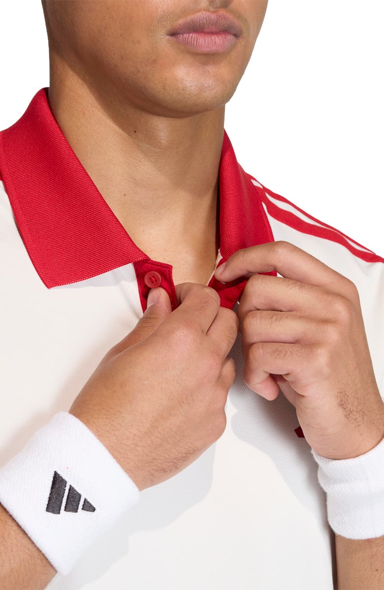 adidas Tennis Classics Polo, Alternate, color, Chalk White/ /