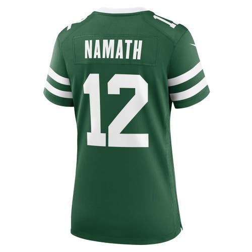 Nike Joe Namath Legacy Green New York Jets Retired Player Game Jersey In Green