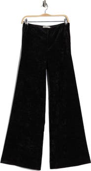 Alice + Olivia Conor Velvet Wide Leg Pants