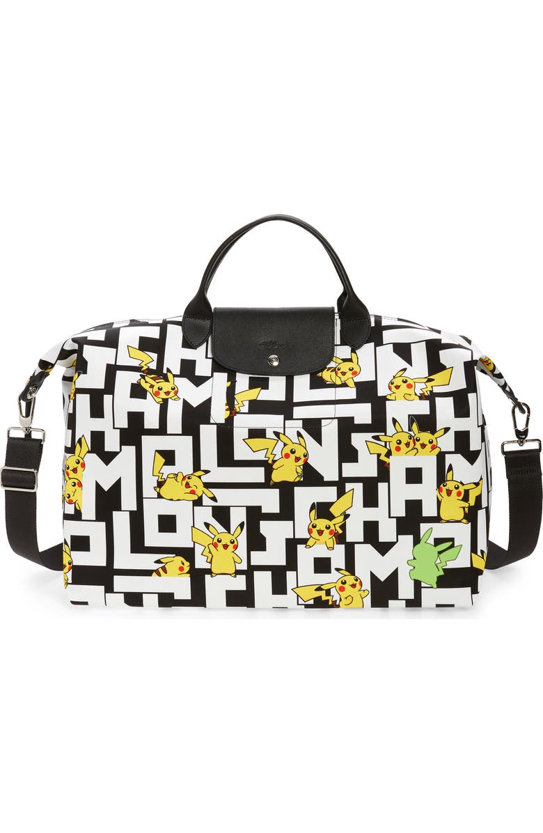 Longchamp x Pokémon Pikachu 18-Inch Travel Bag, Main, color,