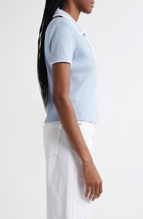 Veronica Beard Veronic Beard Kearney Striped Tee In Bluebell