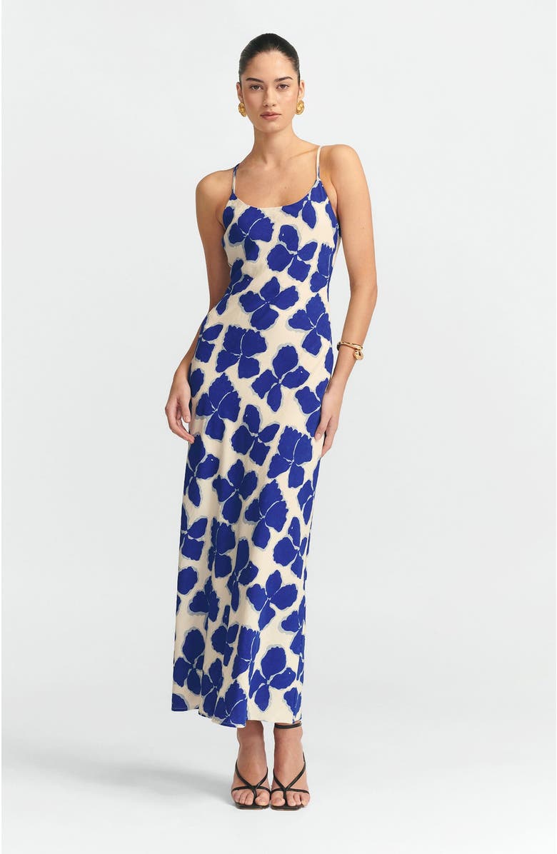 ST MRLO Gemma Slip Dress, Main, color, Blue Wildflower