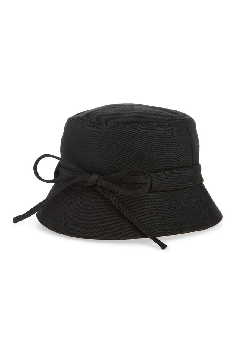 Le Bob Gadjo Cotton Bucket Hat, Alternate, color, BLACK 990