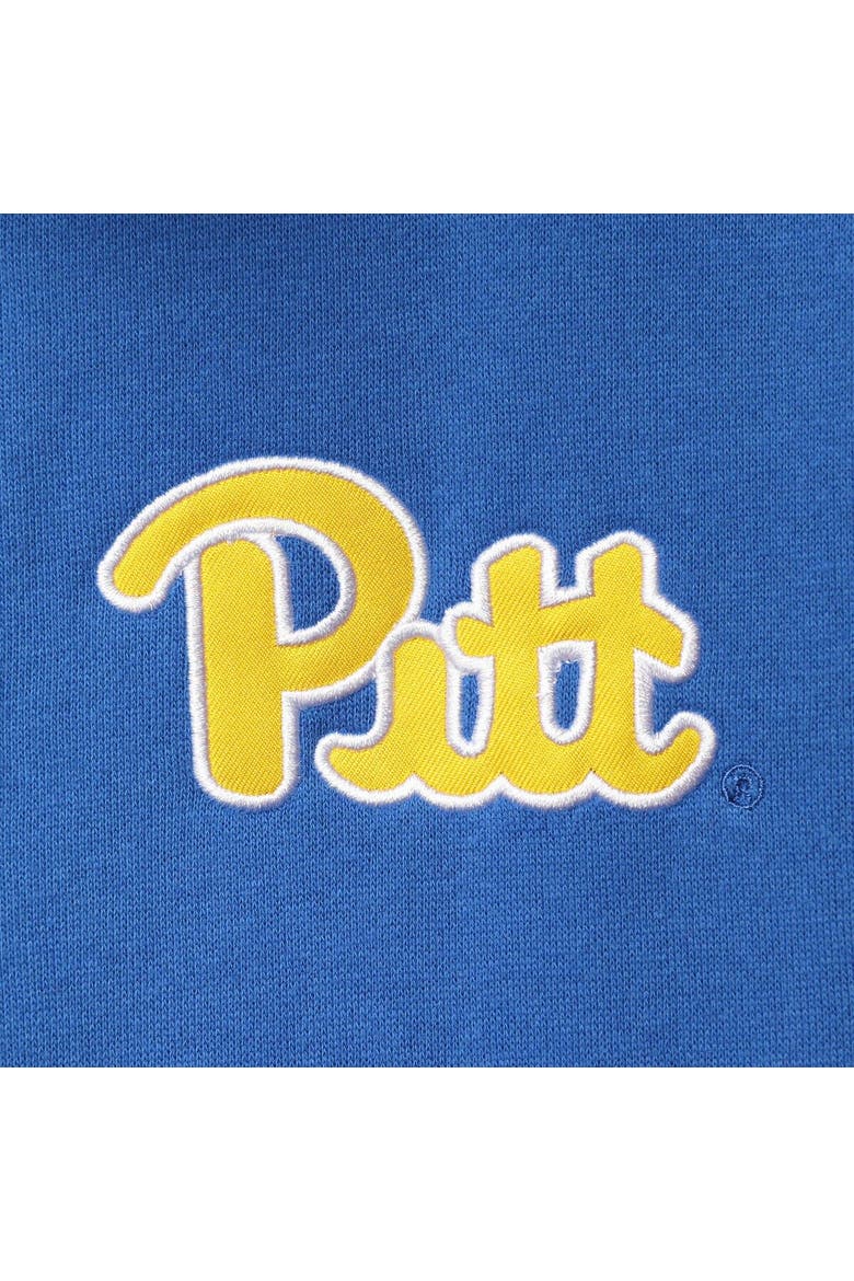 Men's Colosseum Royal Pitt Panthers Tortugas Logo Quarter-Zip Jacket, Alternate, color, Royal