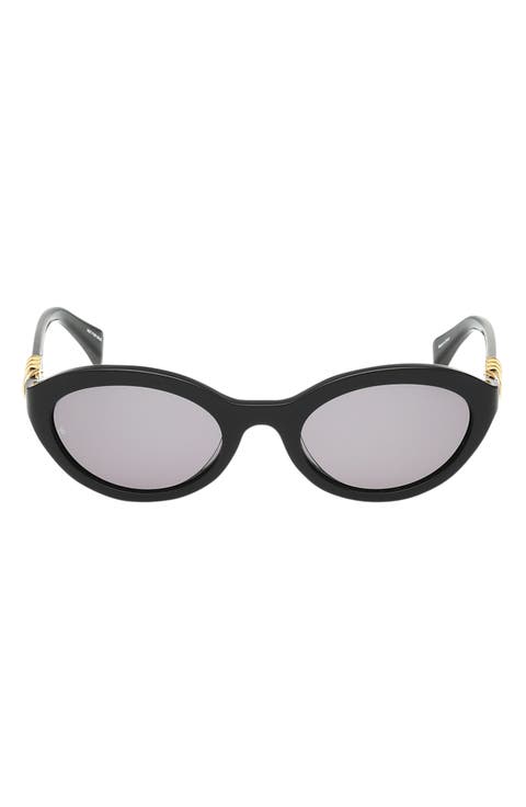 52mm Oval Sunglasses