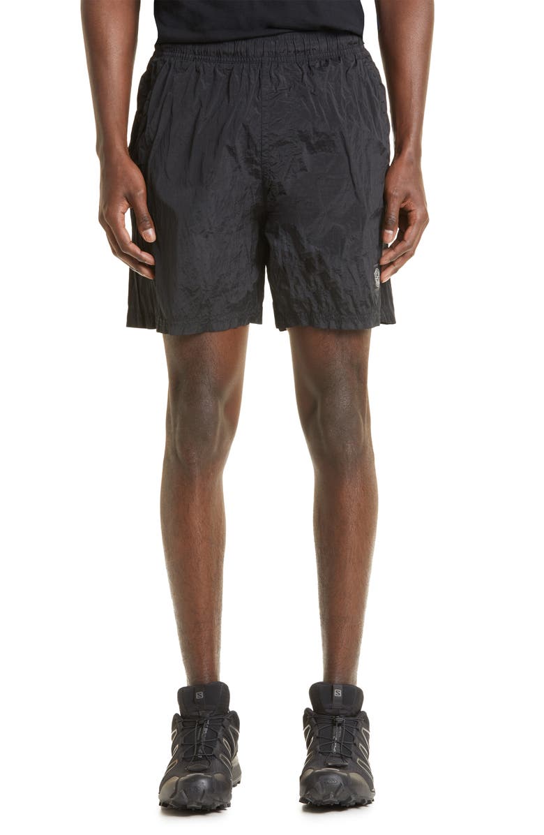 Stone Island Nylon Shorts, Main, color, 
