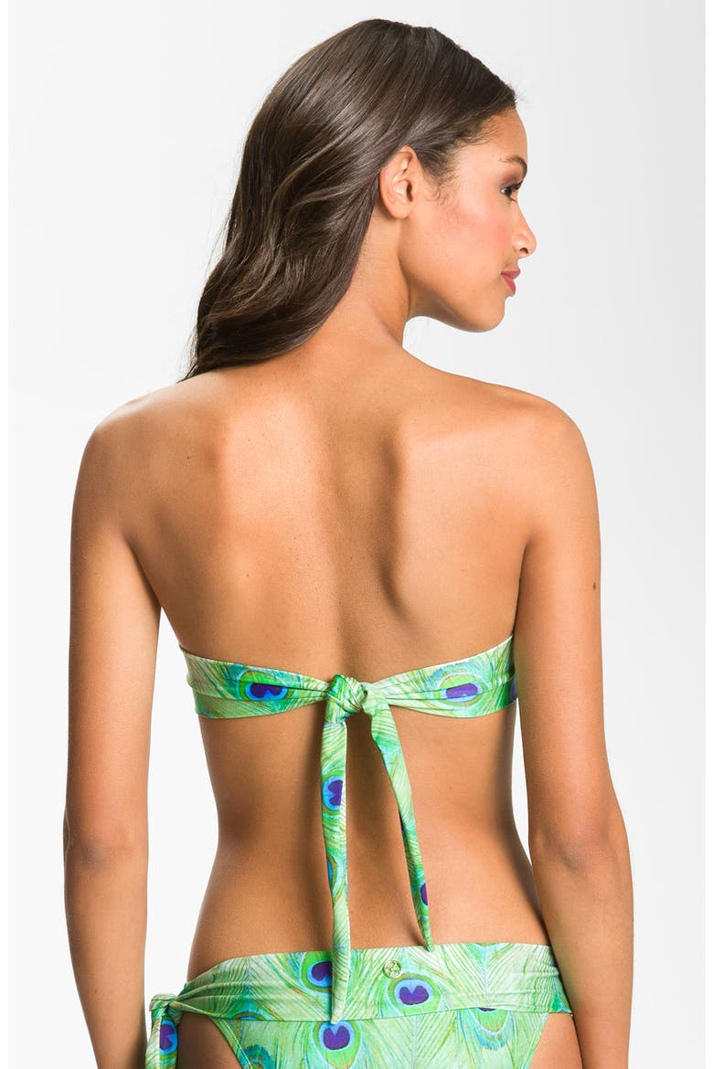 ViX Swimwear 'Paraty Carmen' Bikini Top, Alternate, color, GREEN