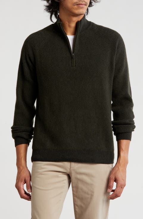 Rib Cashmere Pullover