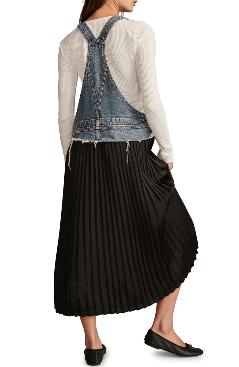 Lucky Brand Lucky Legend Mixed Media Dress, Alternate, color,