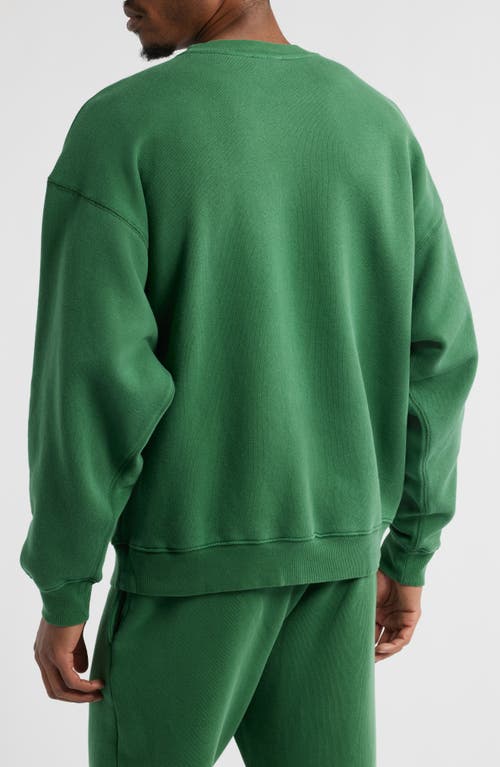 Elwood Core Oversize Crewneck Sweatshirt In Green