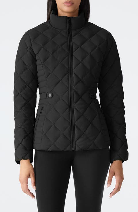 VIK Diamond Quilted Recycled Down Jacket