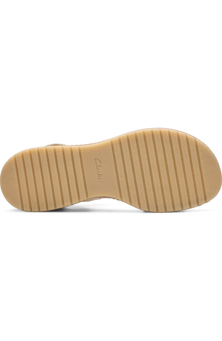 Clarks<sup>®</sup> Kassanda Wedge Sandal, Alternate, color, Cream Multi