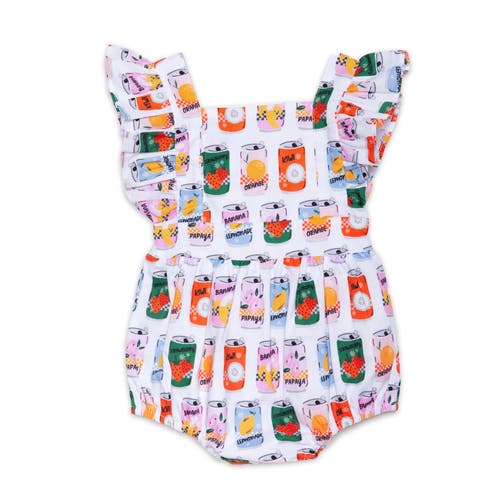 WORTHY THREADS WORTHY THREADS RUFFLE SLEEVE BUBBLE ROMPER