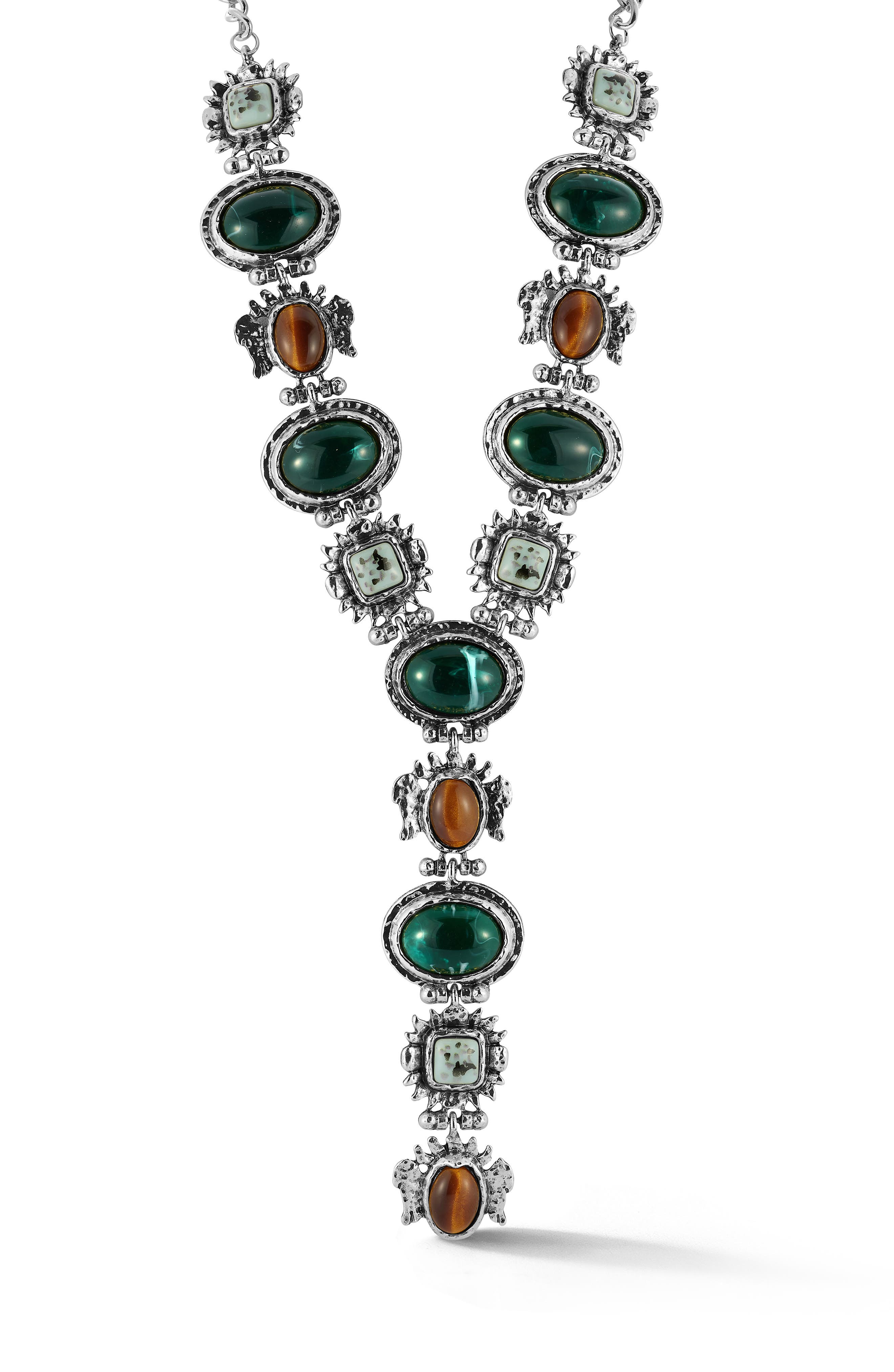SPHERA MILANO Crystal Lariat Necklace