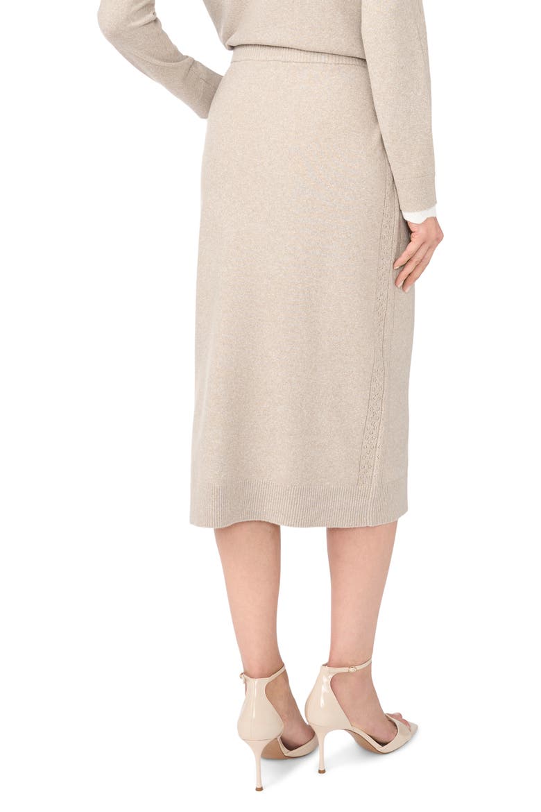 Midi Sweater Skirt, Alternate, color, LIGHT HEATHER TAUPE