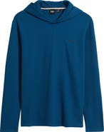 BOSS Waffle Knit Hooded Lounge T-Shirt