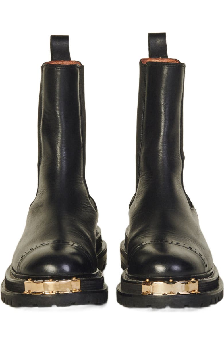 SANDRO Ankle boots with notched sole, Alternate, color,