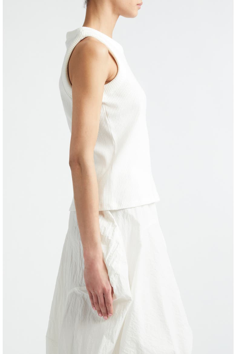 Circle Rib Tank, Alternate, color, WHITE