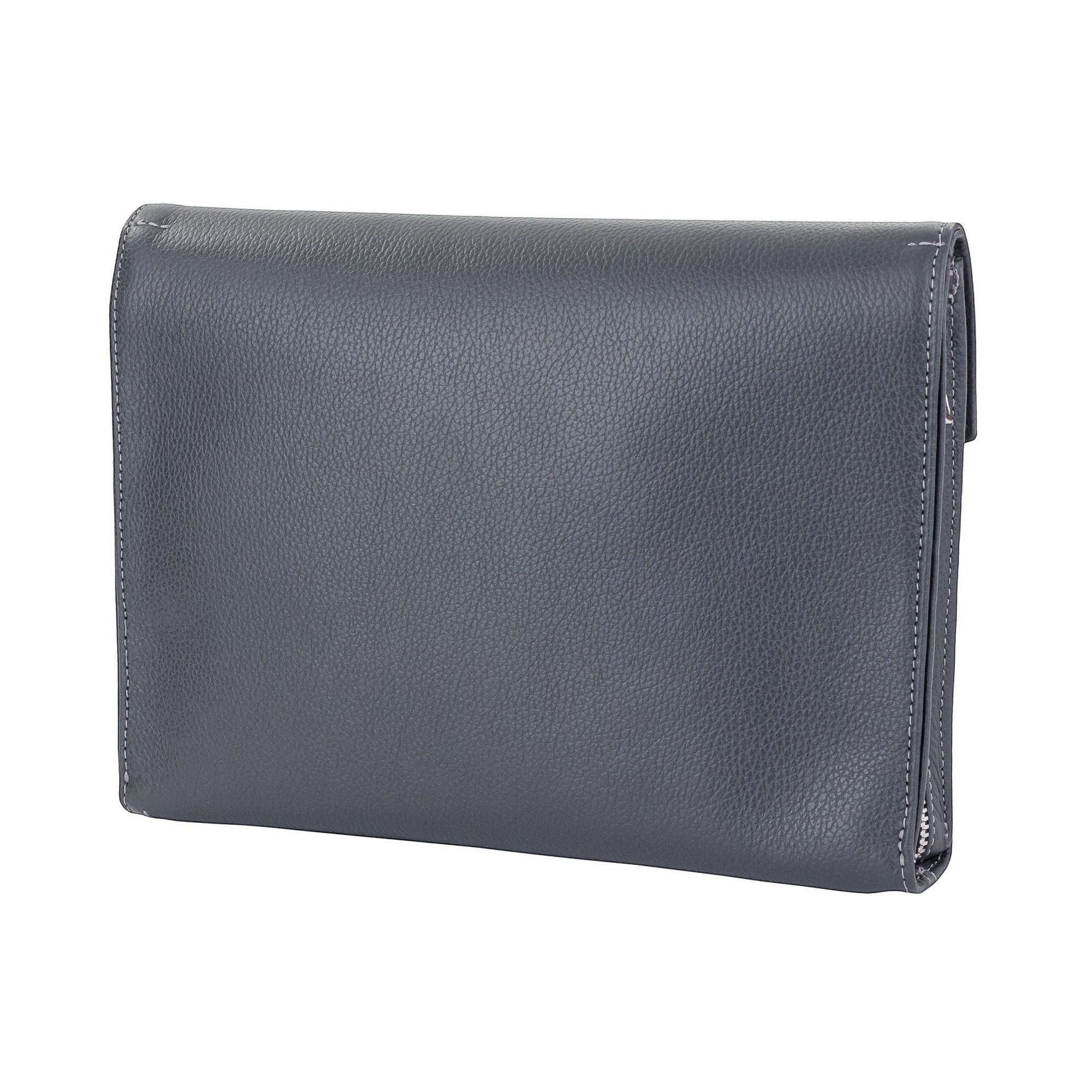 Leather Pouch, Alternate, color, Dark Grey