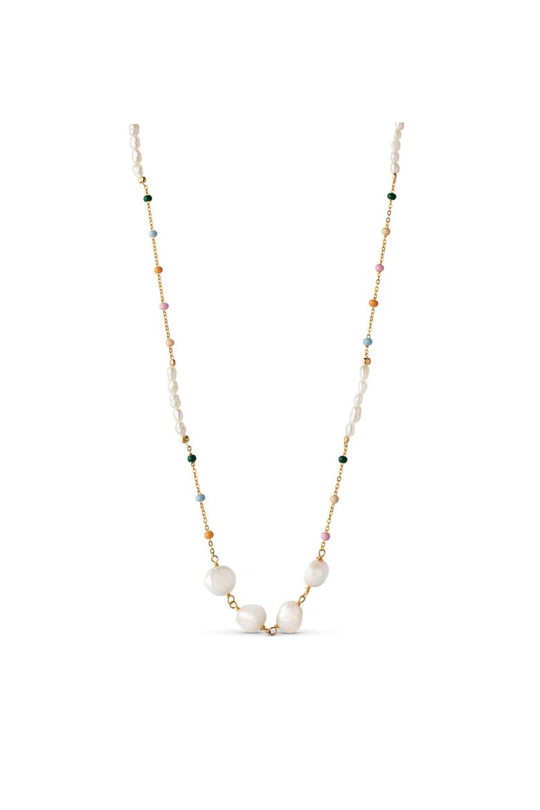 Lola Perla Necklace, Main, color, Dreamy/Pearl