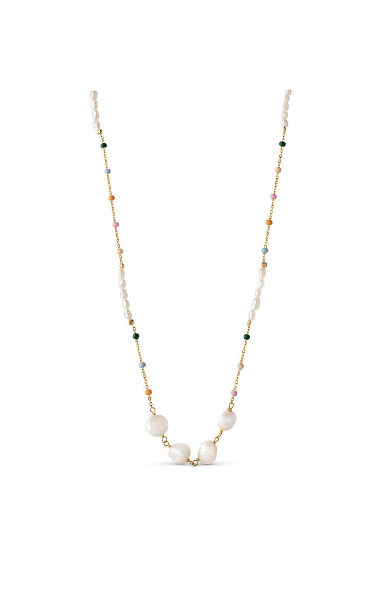 ENAMEL Copenhagen Lola Perla Necklace, Main, color, Dreamy/Pearl