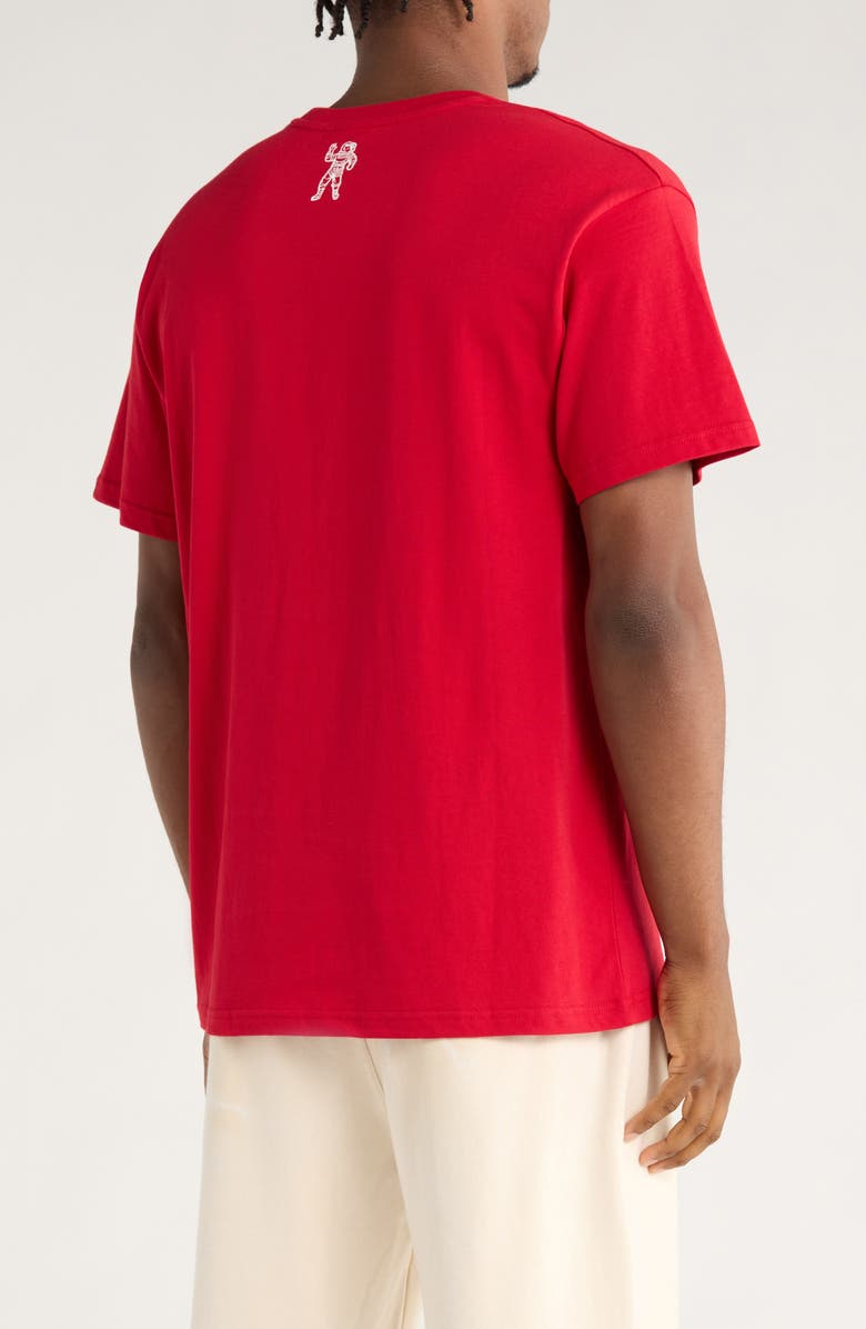 Billionaire Boys Club Diamond World Graphic T-Shirt, Alternate, color, Chili Pepper