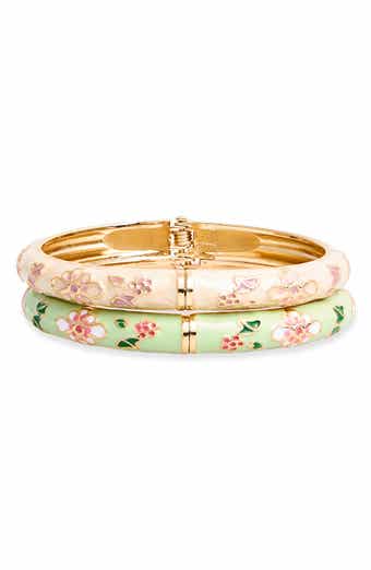 2-Pack Enamel Hinge Bracelets