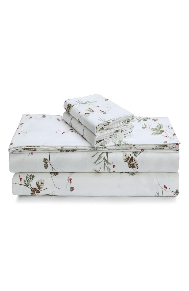 AZORES HOME Cotton Flannel Sheet Set, Main, color, Harmony