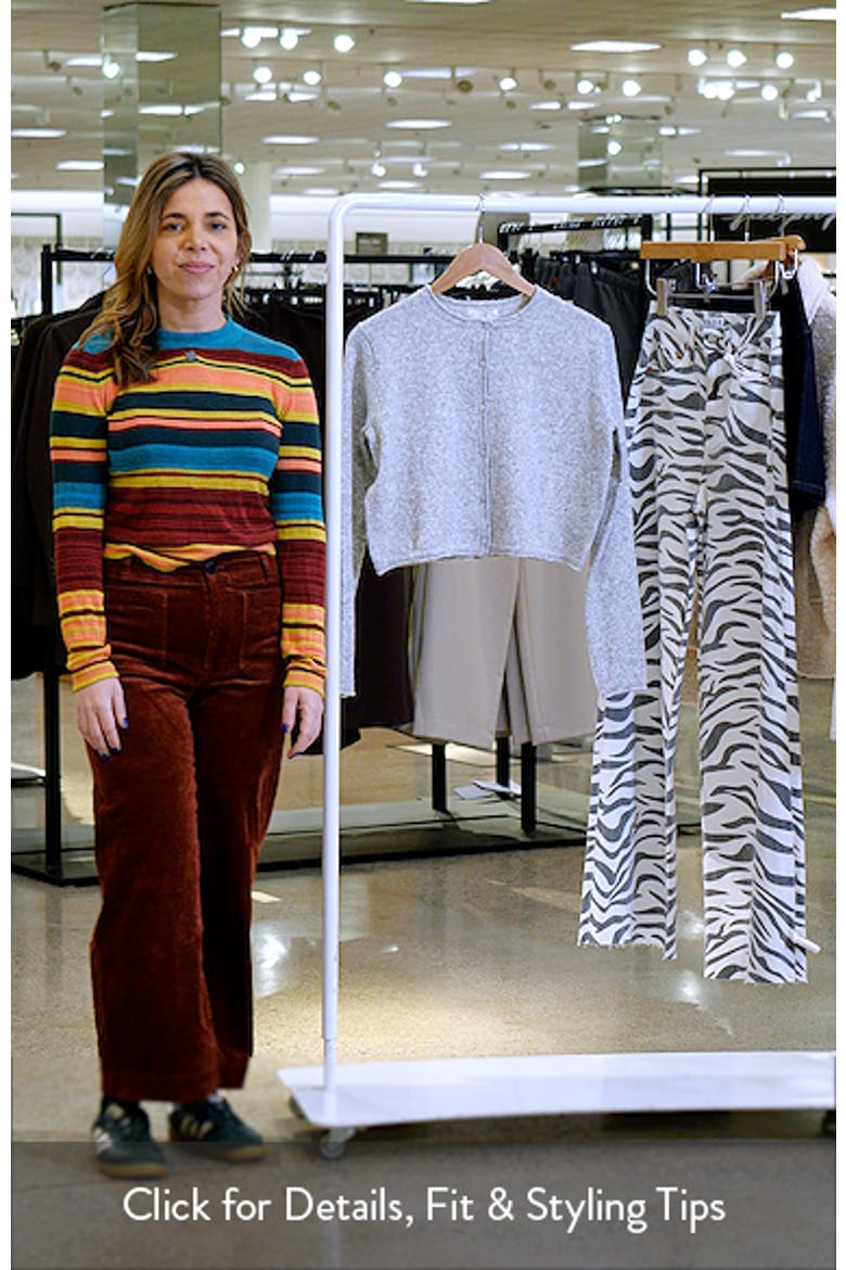 Crewneck Crop Cardigan video