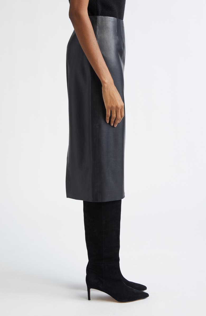 Veronica Beard Holmes Faux Leather Pencil Skirt, Alternate, color, 