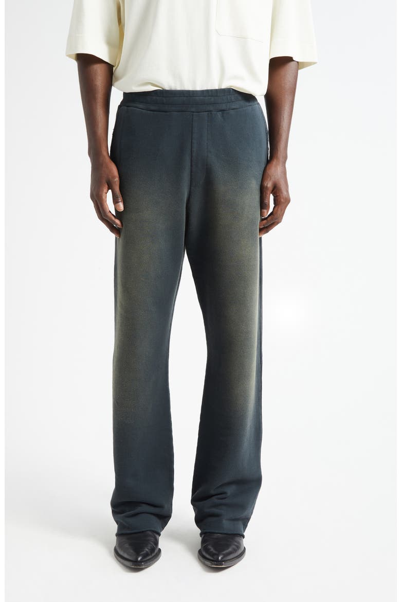 Gender Inclusive Journey Wide Leg Sweatpants, Main, color, BLEACHED WASHED BLACK