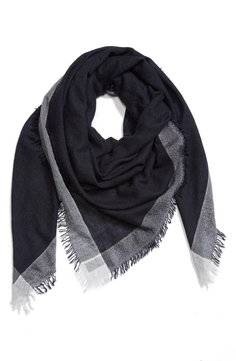 rag & bone Nassau Wool & Cotton Scarf, Alternate, color,