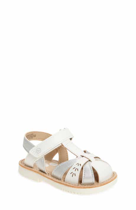 Stride Rite Kids' Kehlani Laser Cut Sandal